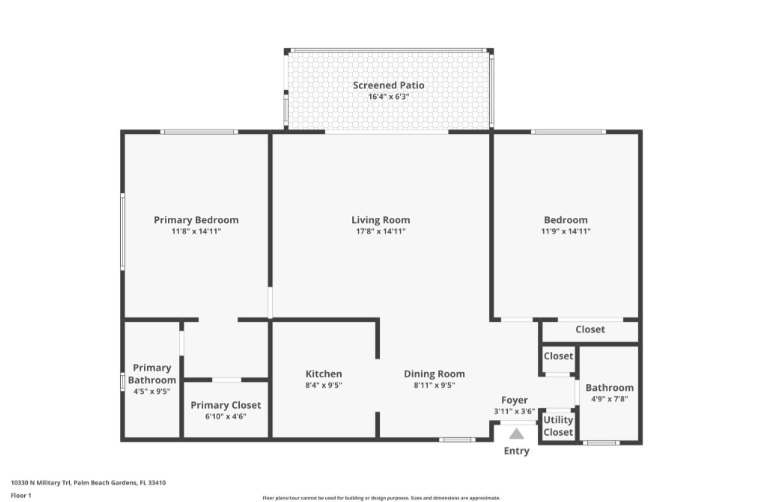 For Sale: $189,000 (2 beds, 2 baths, 1025 Square Feet)