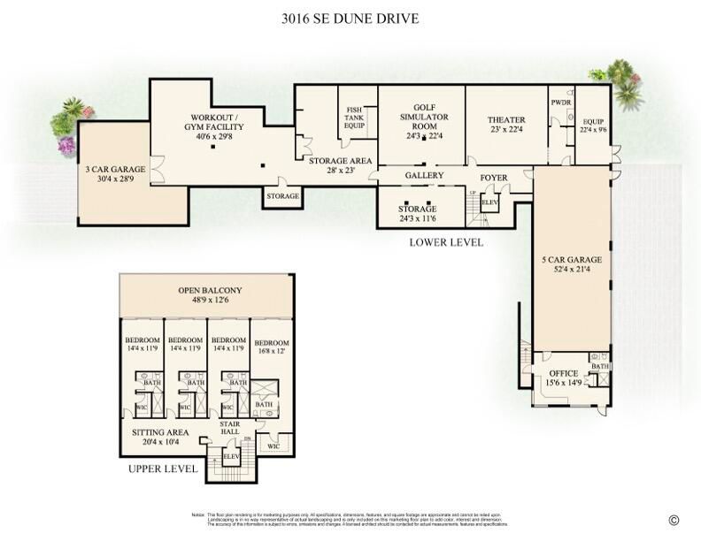 En Venta: $35,000,000 (5 camas, 7 baños, 11606 Pies cuadrados)