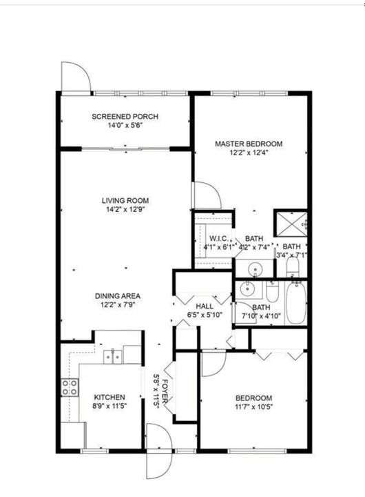 For Sale: $225,000 (2 beds, 2 baths, 1036 Square Feet)