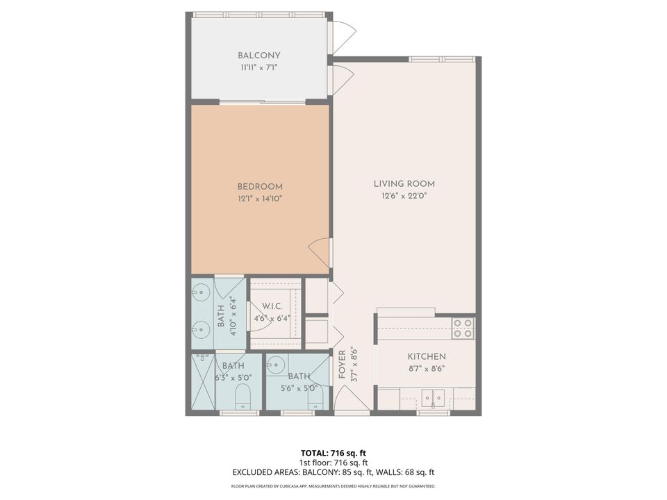 На продажу: $79,900 (1 спален, 1 ванн, 660 Квадратных фут)