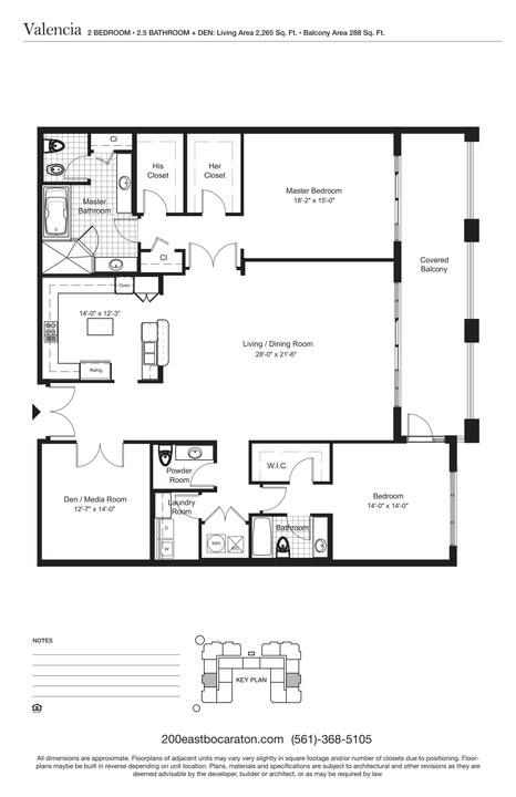 For Rent: $11,000 (2 beds, 2 baths, 2268 Square Feet)