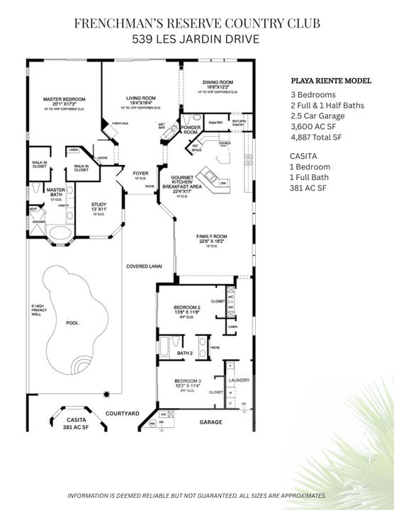 En Venta: $3,450,000 (4 camas, 3 baños, 3600 Pies cuadrados)