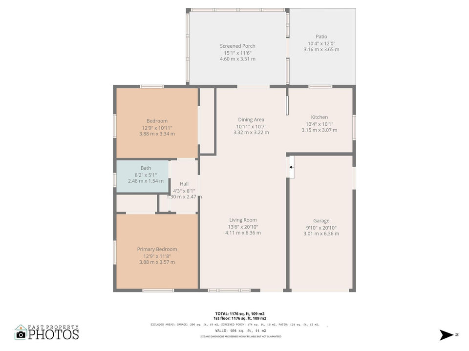 На продажу: $225,000 (2 спален, 2 ванн, 1145 Квадратных фут)