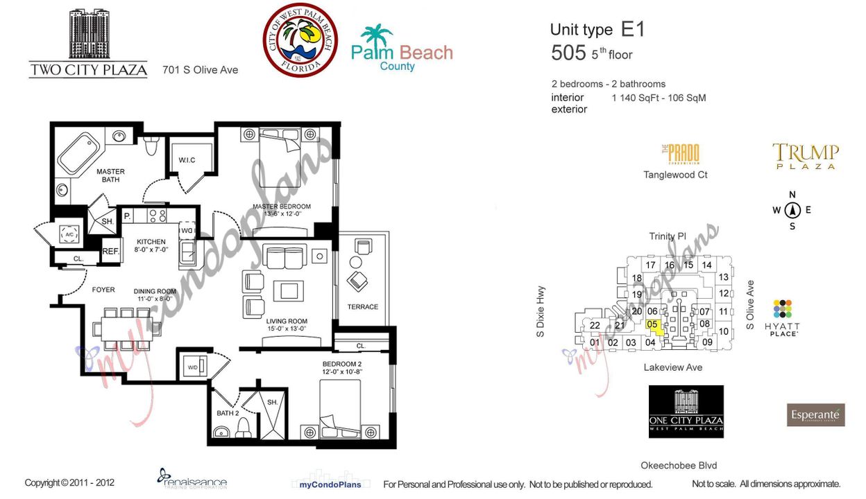 En Renta: $8,500 (2 camas, 2 baños, 1140 Pies cuadrados)