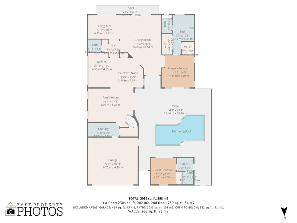For Sale: $1,399,000 (4 beds, 3 baths, 3036 Square Feet)