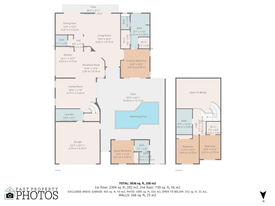 For Sale: $1,399,000 (4 beds, 3 baths, 3036 Square Feet)
