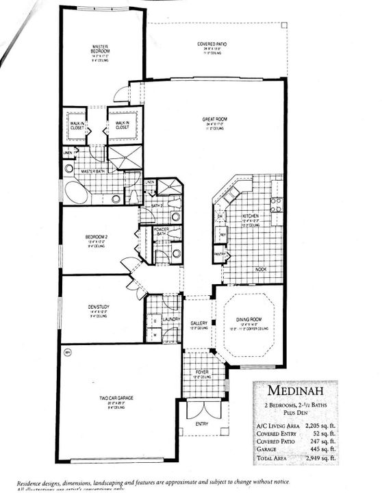 待售: $515,000 (2 贝兹, 2 浴室, 2205 平方英尺)