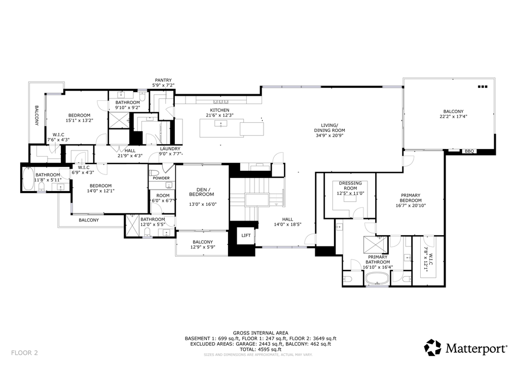 待售: $6,950,000 (4 贝兹, 4 浴室, 3830 平方英尺)