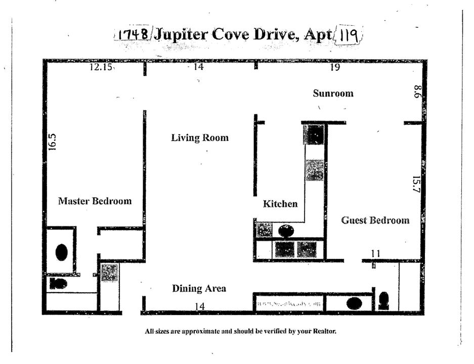 出租: $6,500 (2 贝兹, 2 浴室, 1300 平方英尺)