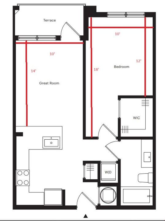 Active With Contract: $2,050 (1 beds, 1 baths, 700 Square Feet)