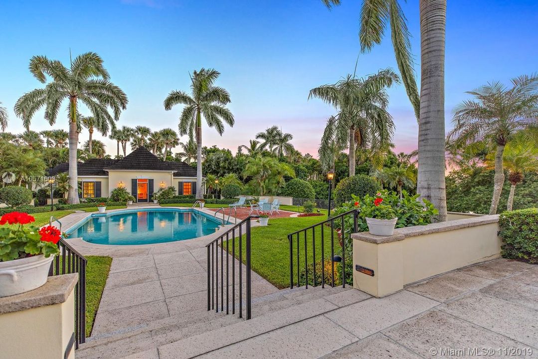 View of Pool and Guest House