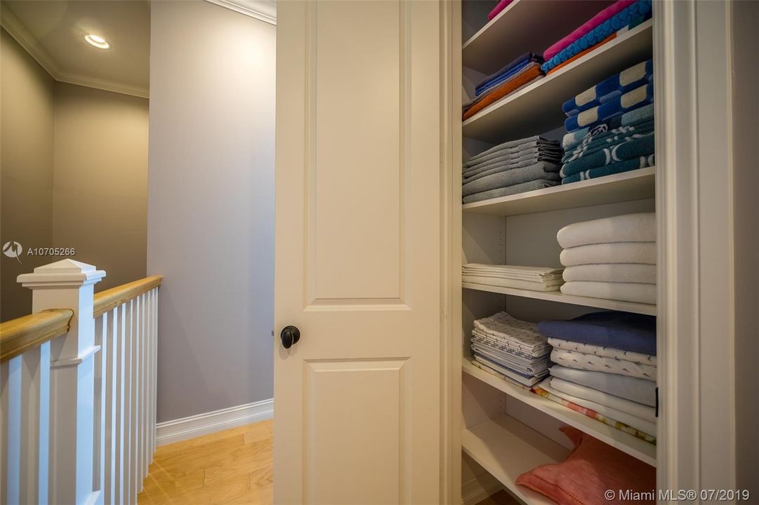 Linen closet