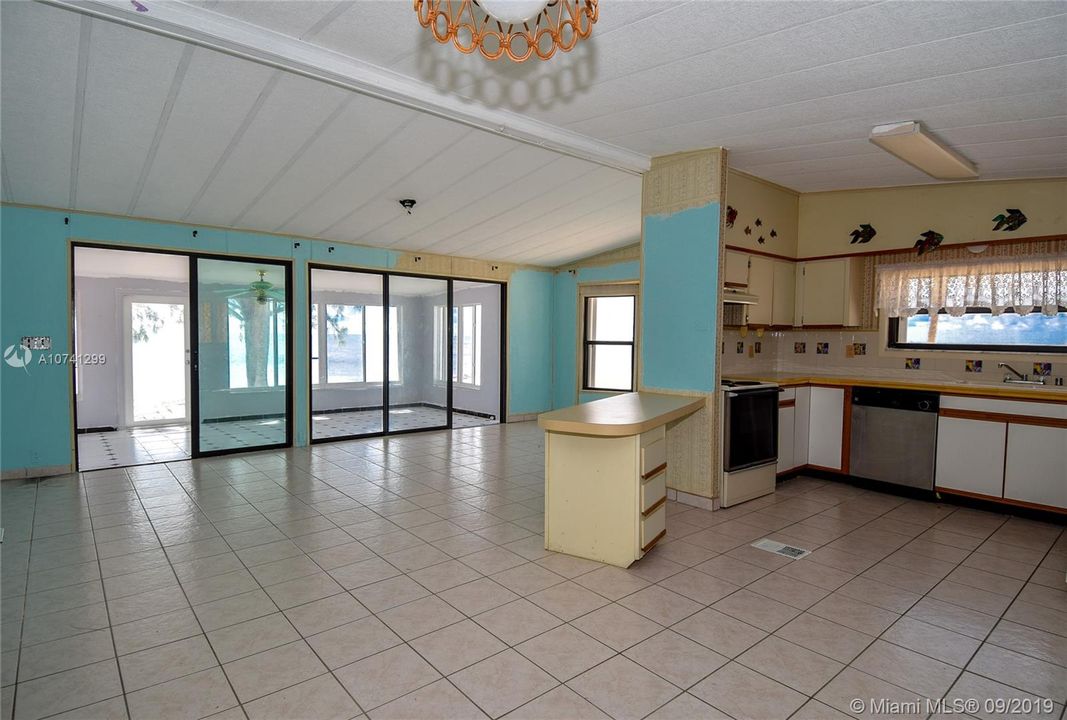 kitchen / living areas