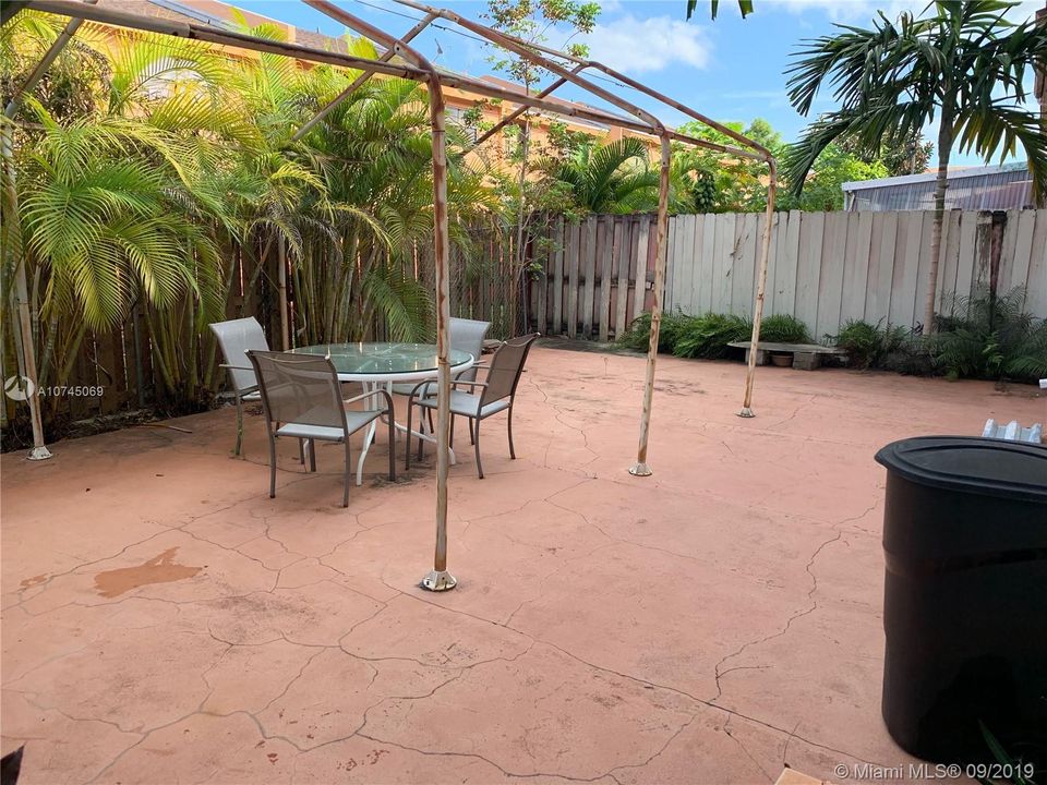 Patio from kitchen