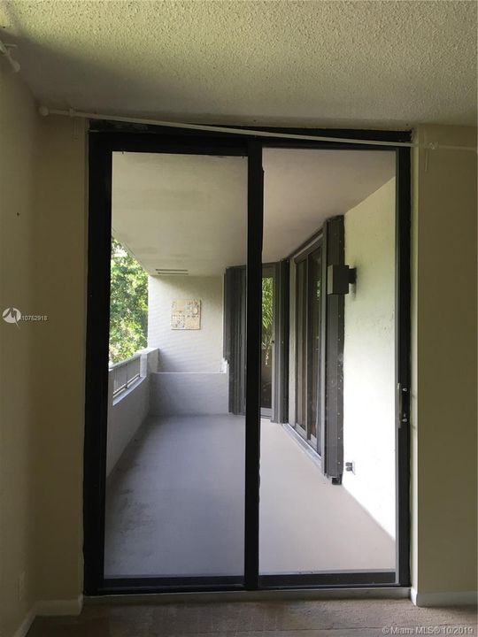 Balcony view from master bdrm