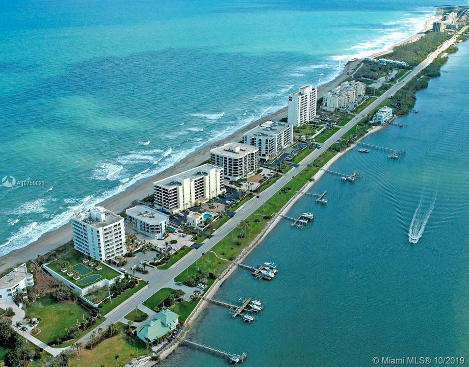 Aerial Of Jupiter Island