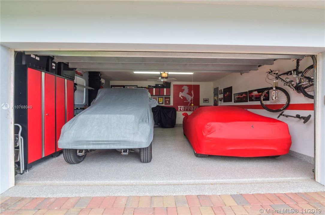 Spacious Garage with Storage Space