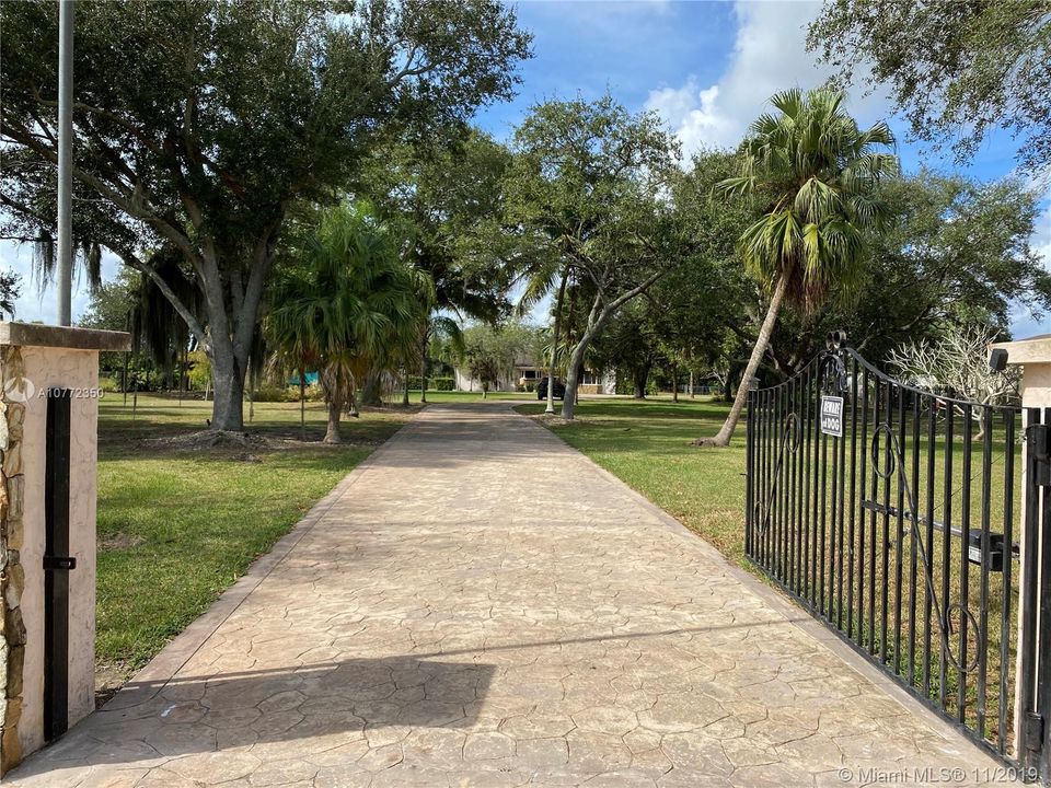 Front of the house view