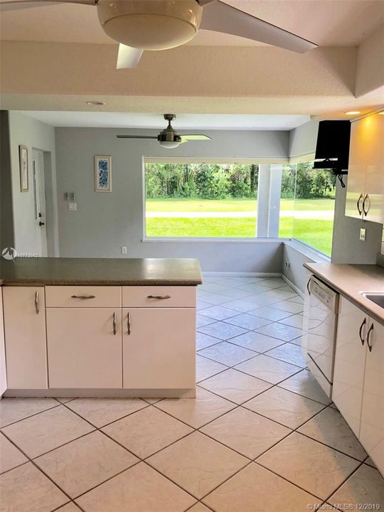 View of kitchen dining room from kitchen