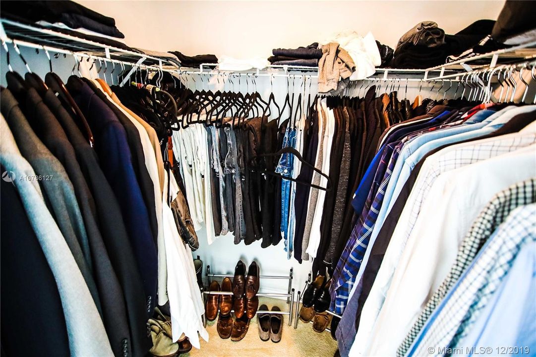 Master Bedroom Walk-in Closet.