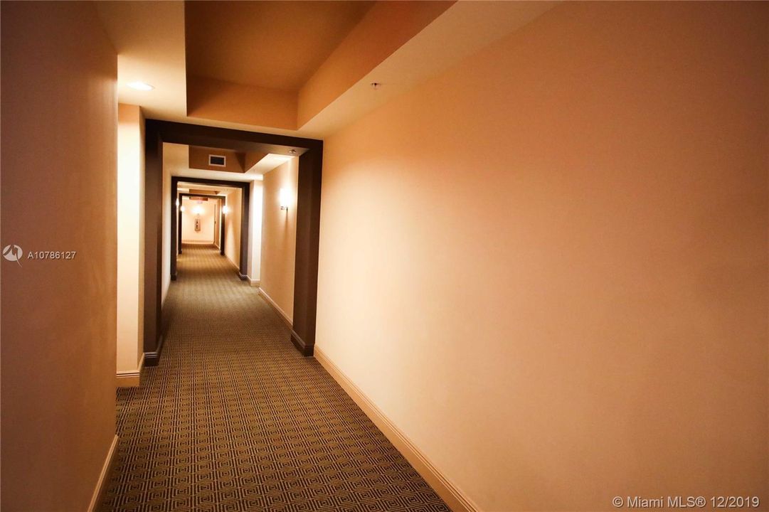 Condo Hallway to Unit.