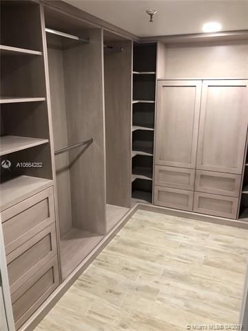 Master suite walk-in custom closet