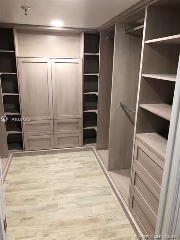 Master suite walk-in custom closet