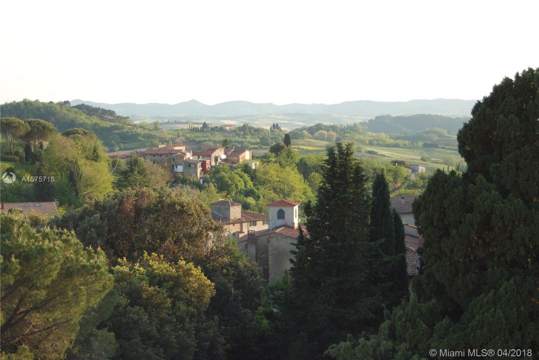 Tuscan countryside ... seen from one of the bedroom windows