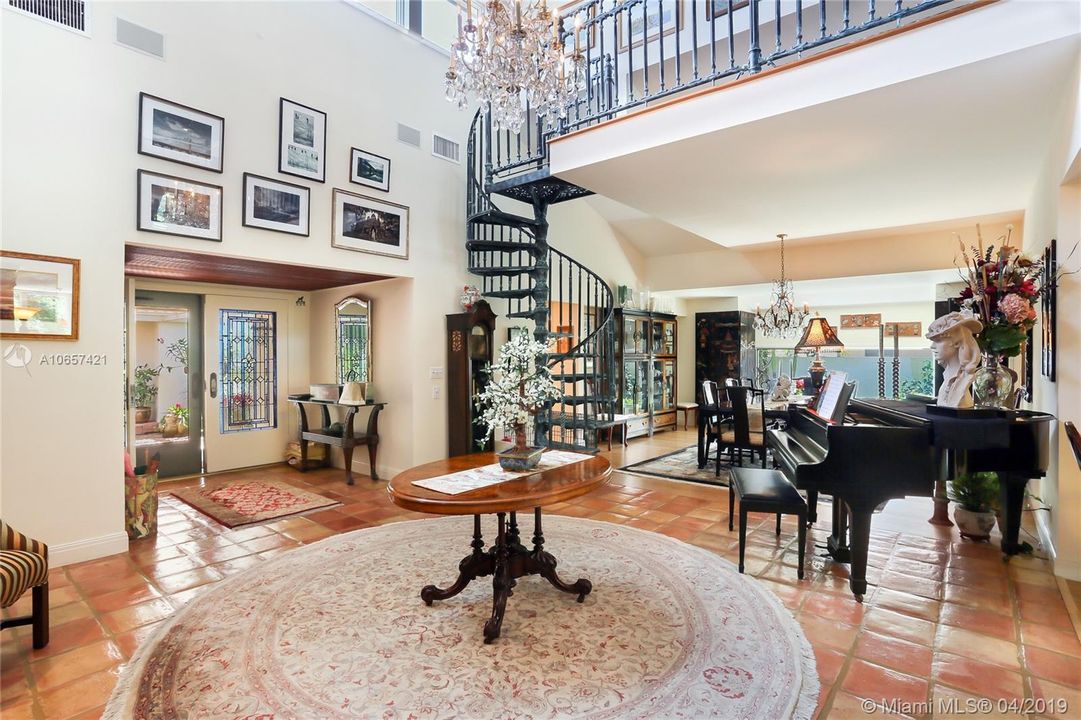Front door leading into foyer