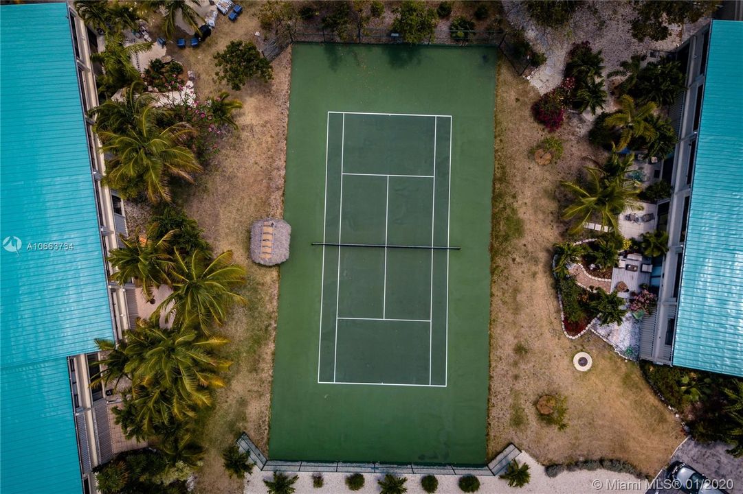 Tennis anyone?? Stay in shape then go for a dip in the pool