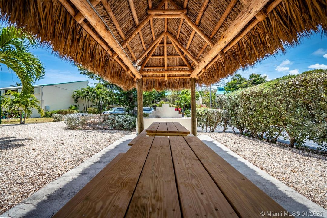 Picnic and BBQ areas for family time OR party with your new neighbors.