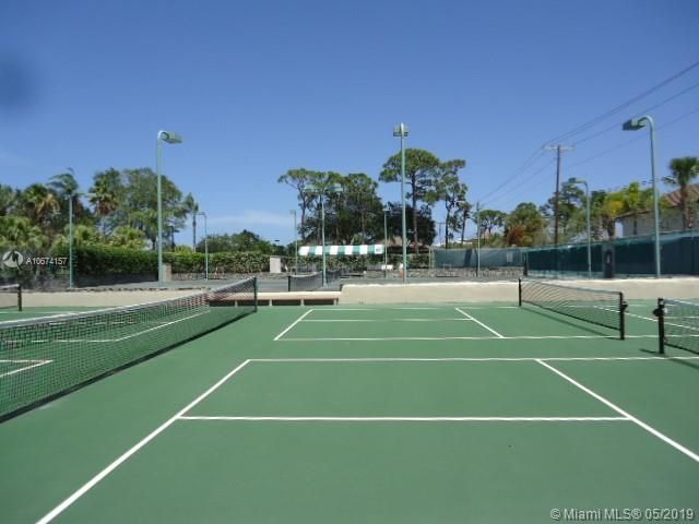 Many tennis and pickle ball courts