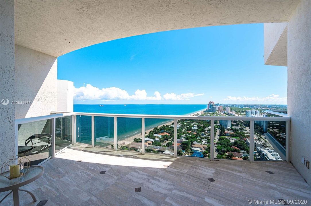Master bath balcony views