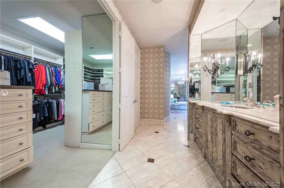 Twin sinks and wired & TV mounted for your enjoyment
