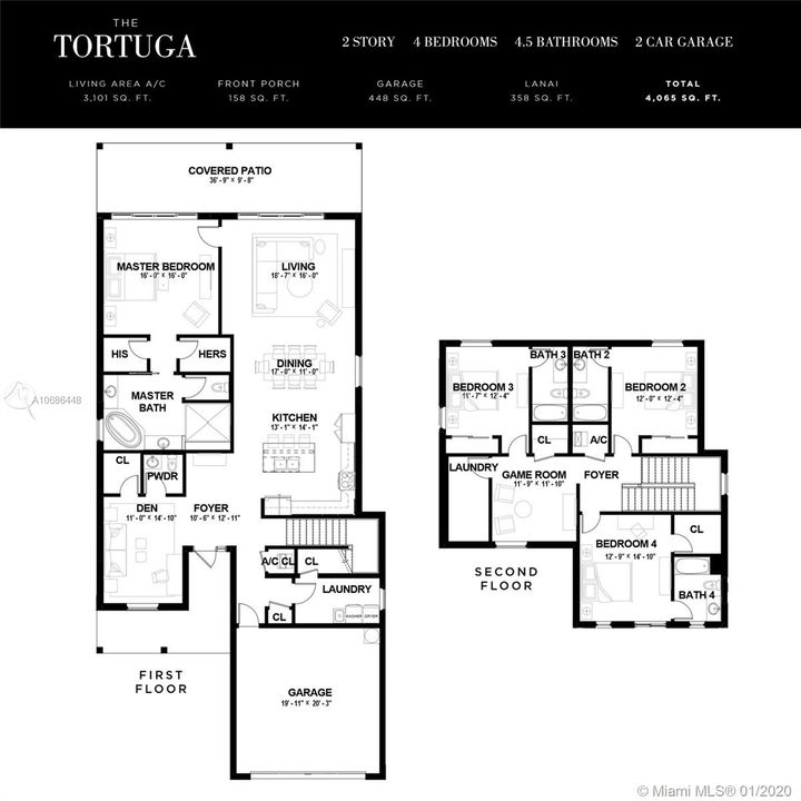 Tortuga Floorplan