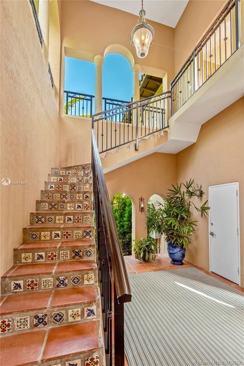 BACK STAIRS LEADING TO GUEST QUARTERS