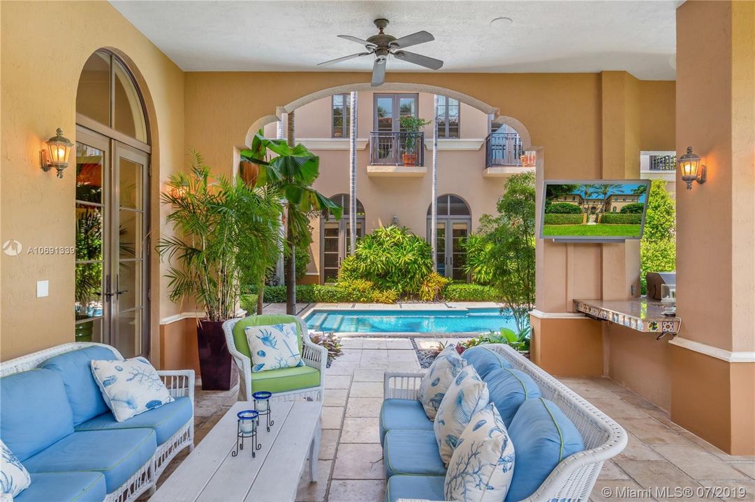 COVERED PATIO TOWARDS POOL