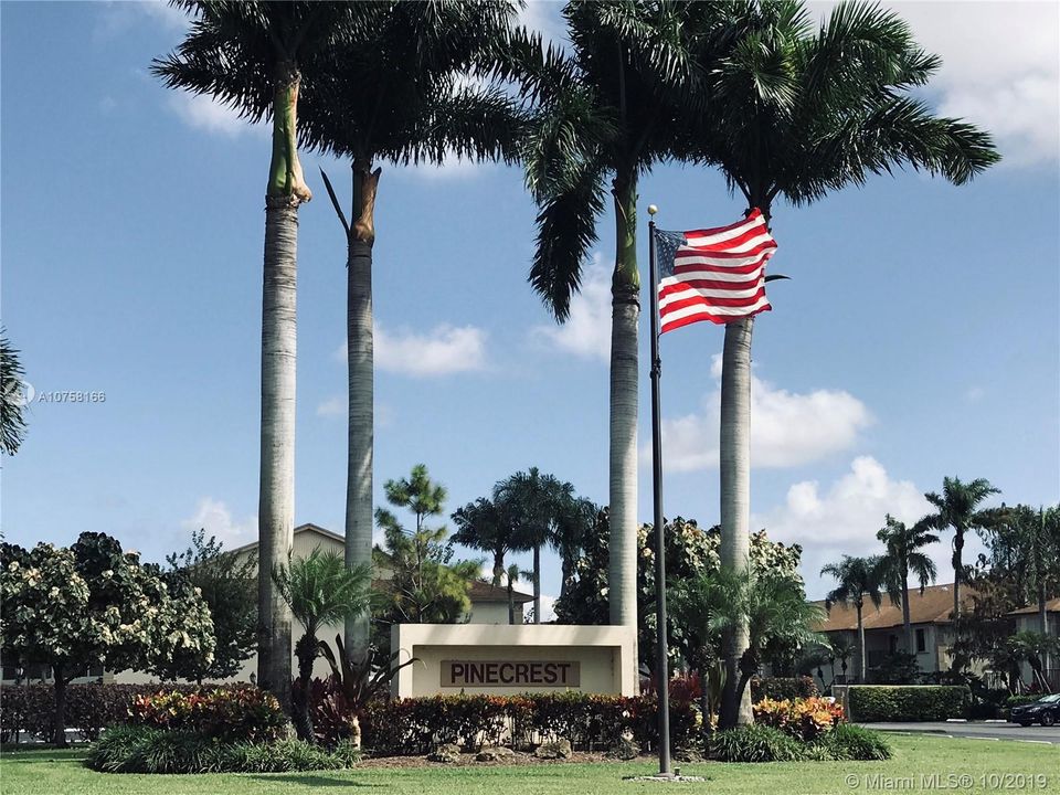 PINECREST IS ONE OF THE CONDO COMMUNITIES ON THE GOLF COURSE IN INDIAN CREEK IN CENTRAL JUPITER.