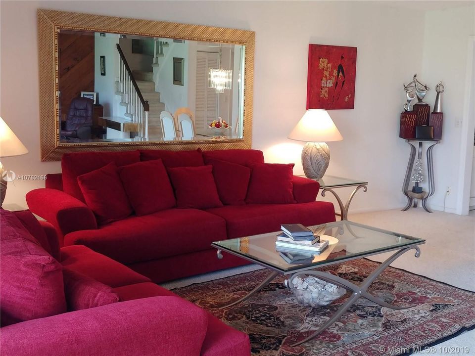 Nicely furnished living room