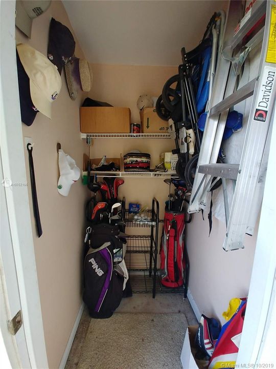 Extra Storage closet.