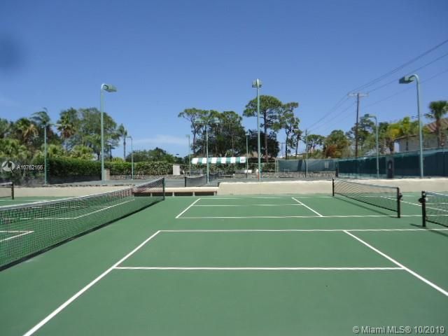 Many tennis and pickle ball courts.