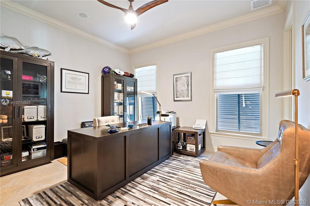 First floor den or 6th bedroom
