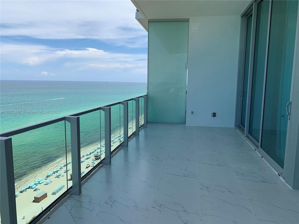 Balcony ocean view