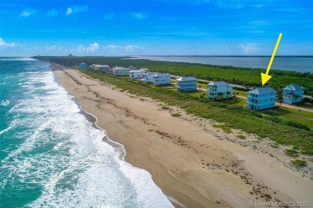 Enjoy the wide beaches at this private enclave on North Hutchinson Island.