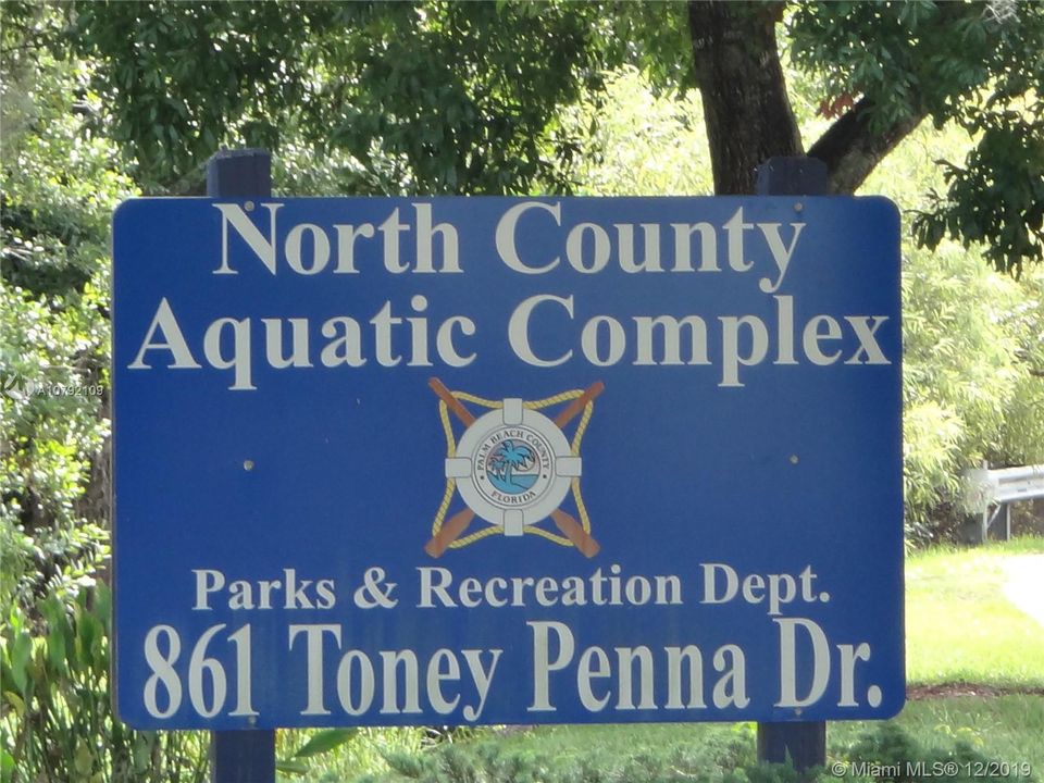 North County Aquatic Center Just down the Street