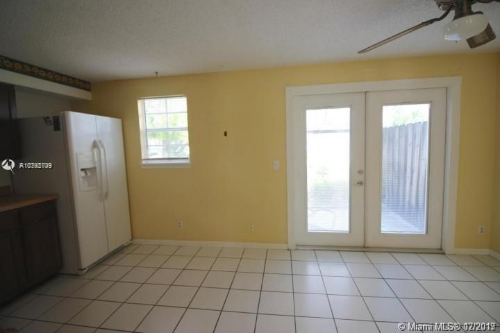 Eat in kitchen that opens to patio