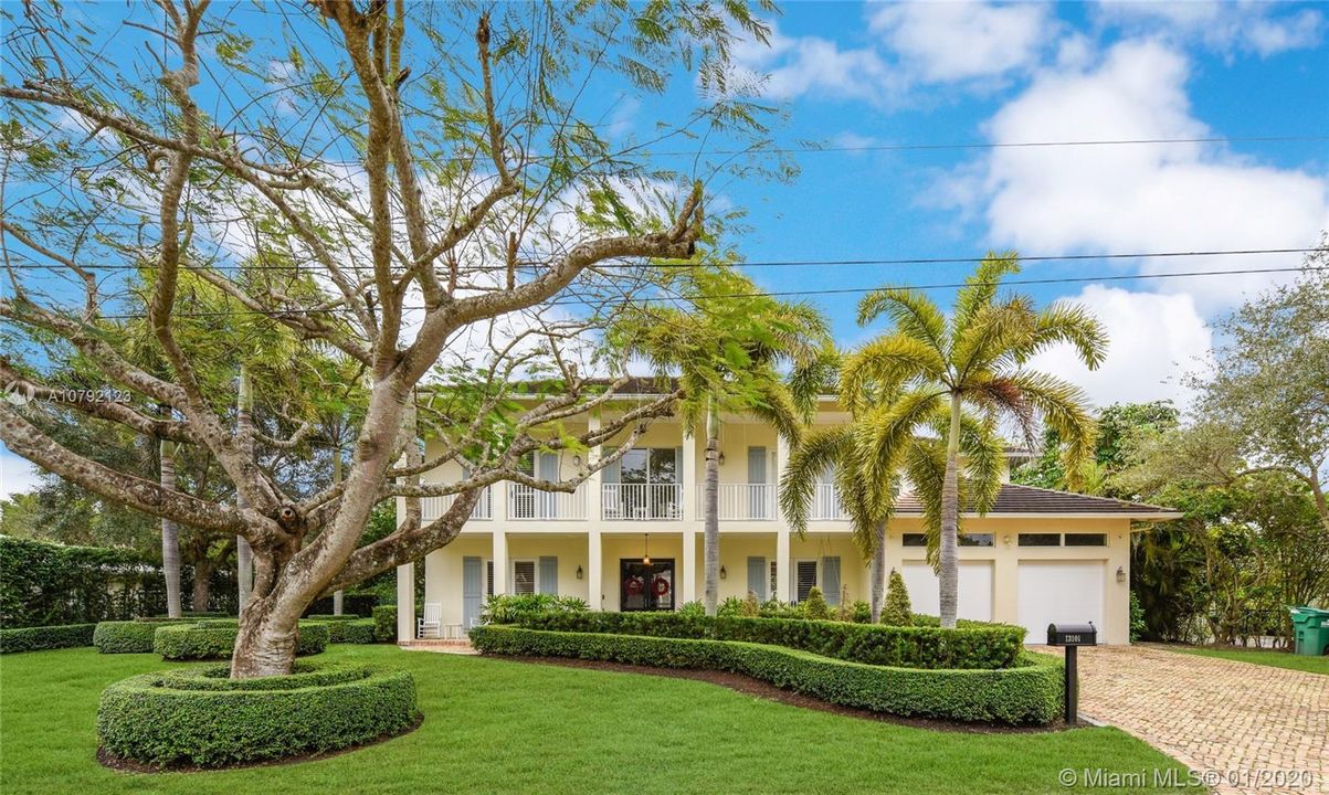 Front Elevation with patio access from 2nd floor.