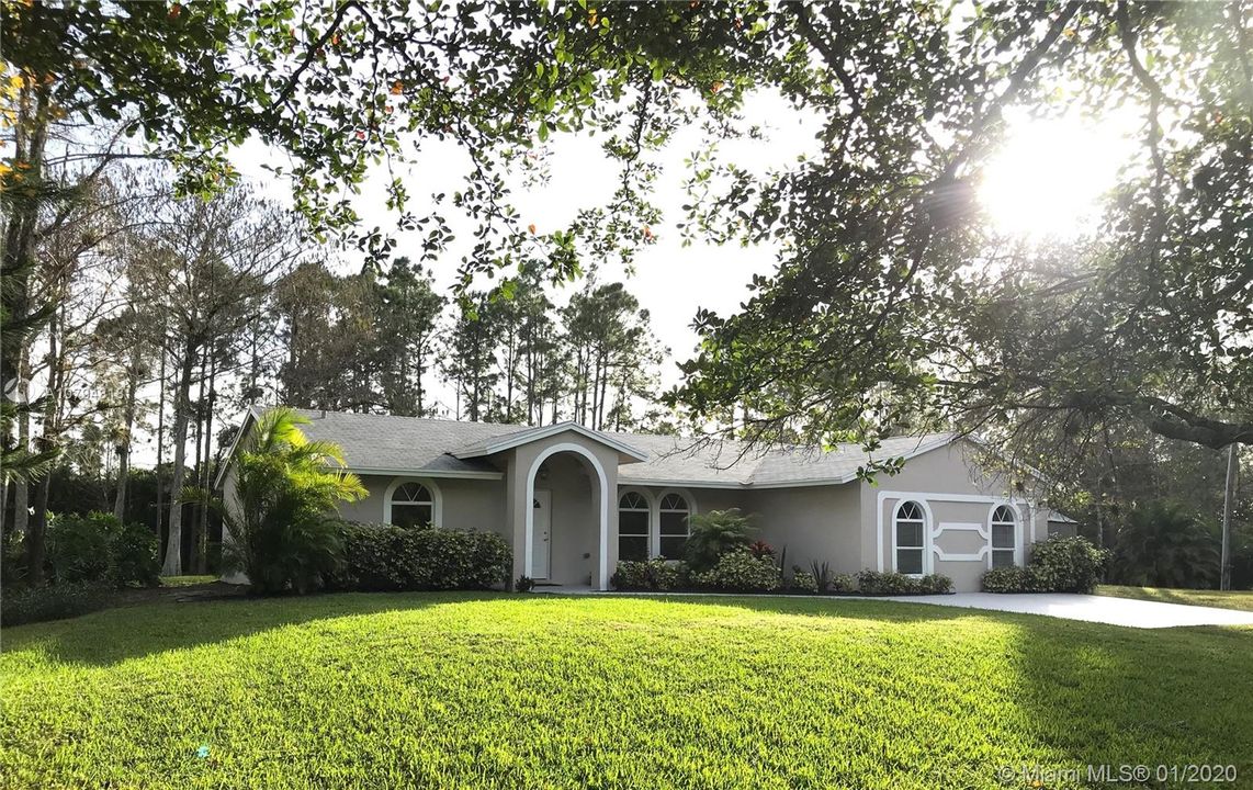 Face of the house