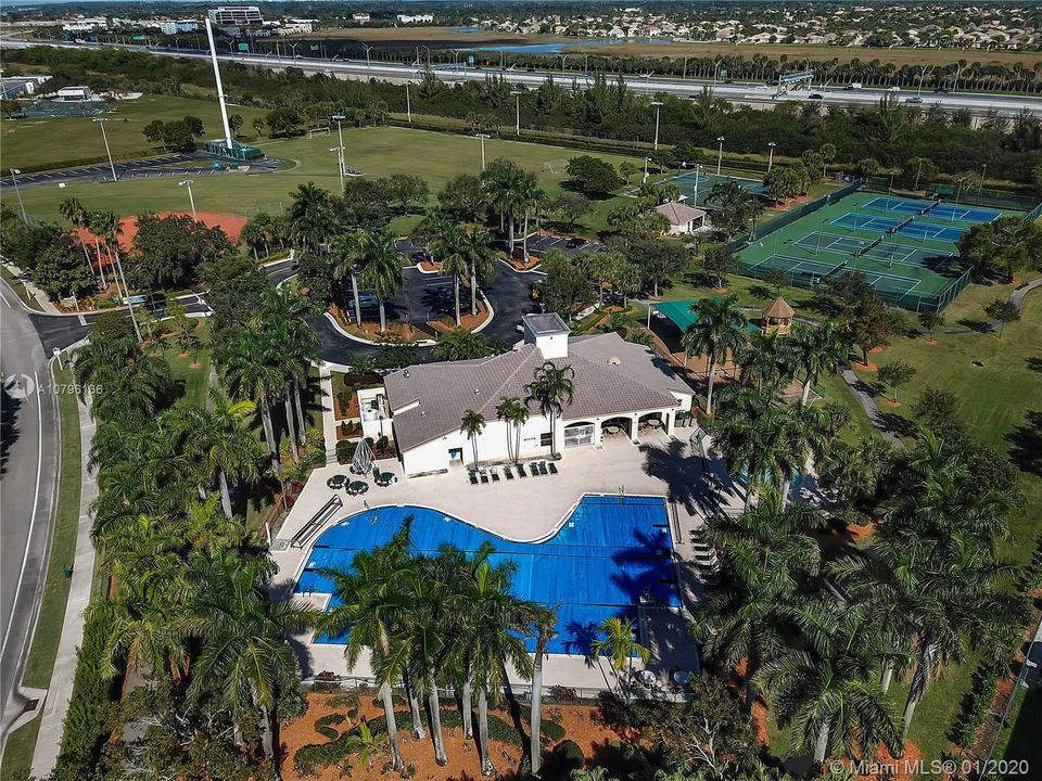 Neighborhood amenities abound - tennis courts, baseball field, pool, basketball court & much more