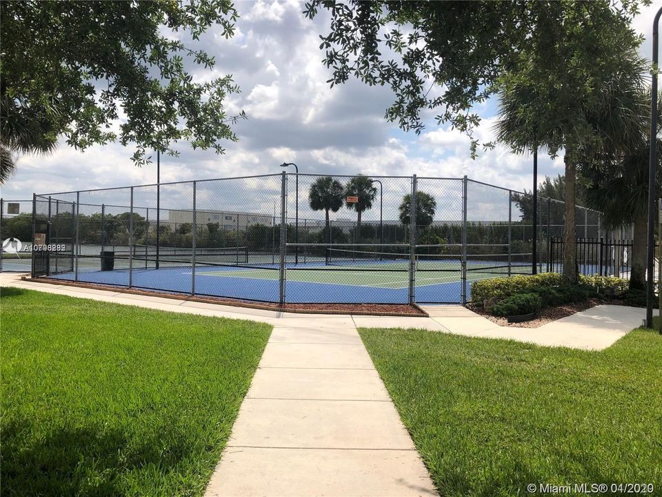 Tennis courts